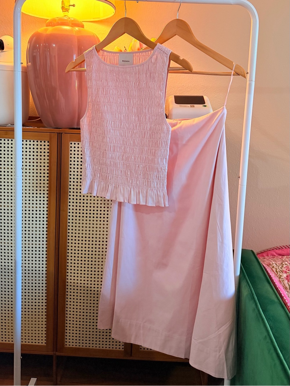 Reformation Laguna Two Piece In Cherry Blossom, brand new, never worn, no flaws. - Picture 8 of 8